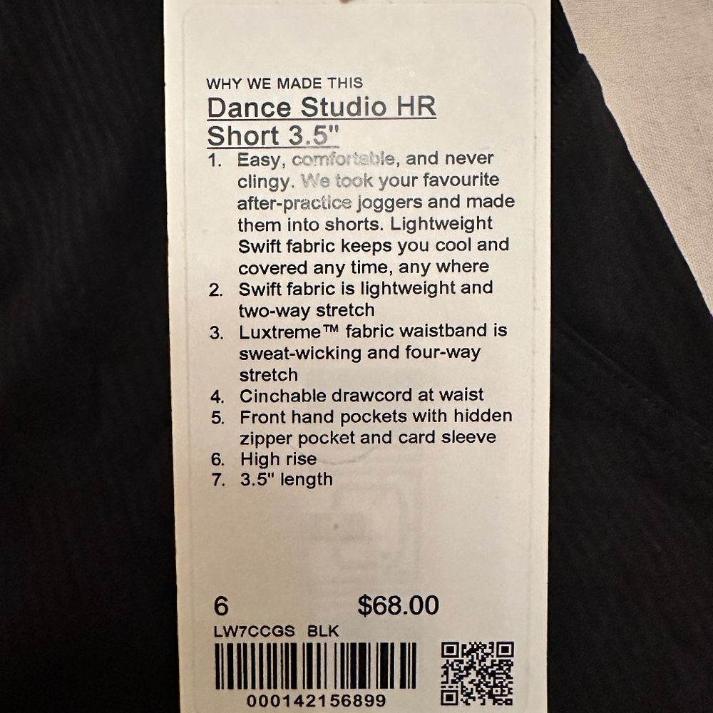 Lululemon shorts 3.5